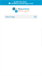 Mobile Screenshot of mauiwebdesigns.com